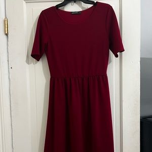 MikaRose dress size S, maroon red
